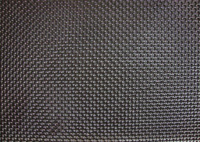 304 310 316L Stainless Steel Security Mesh , Black Perforated Security Screen 0