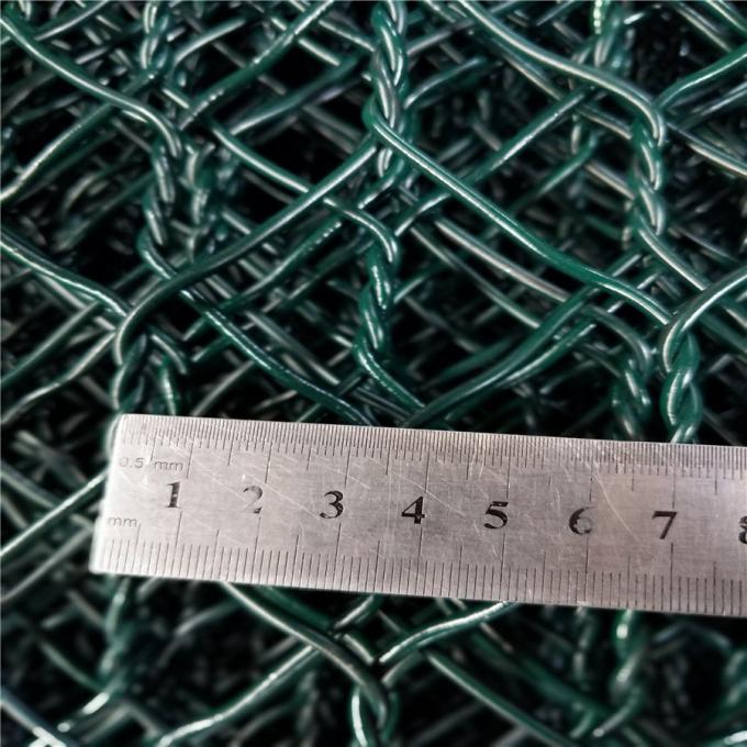 60x80mm Hot Dipped Galvanized/PVC Coated Gabion Cage Chinese factory 2