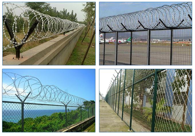 Customizable Concertina Razor Wire BTO-22 Hot dipped galvanized 3