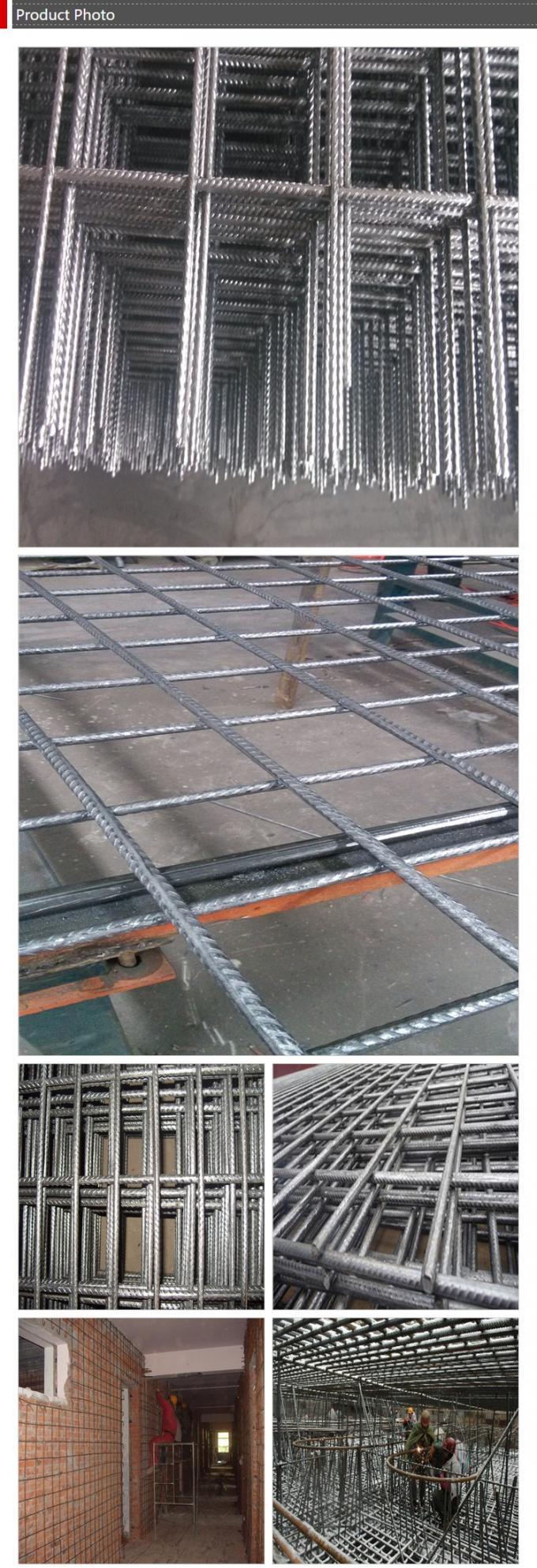 Rebar Round Bar Construction Reinforcing Concrete Welded Wire Mesh 4