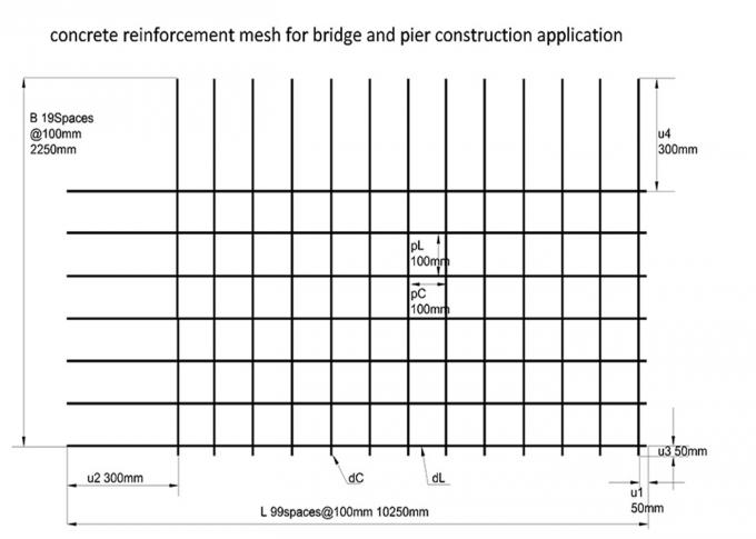 Construction Reinforcing Welded Concrete Wire Mesh SL82,SL92 1