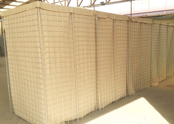 Good Quality Welded Mesh Fencing & Hesco Bastion Barrier Wall , Welded Gabion Mesh For Military / Flood on sale