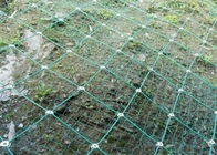 Barrera contra caídas de rocas verdes de malla de protección contra caídas de rocas de 2,0 mm y 2,2 mm