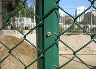 5m-25m Chain Link Mesh Fence PVC gecoate Chain Link Fencing