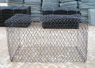 Cestas de gabião revestidas de PVC galvanizado para proteger a margem do rio