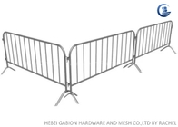 Treillis soudé galvanisé clôturant la barrière de barricade de contrôle des foules pour des concerts