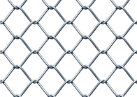 ポリ塩化ビニールはプール/空港のためのチェーン・リンクの網の塀50*50mmのダイヤモンドの防御フェンスに塗りました