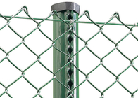 Hàng rào lưới liên kết chuỗi phủ PVC Hàng rào an ninh kim cương 50 * 50mm cho hồ bơi / sân bay