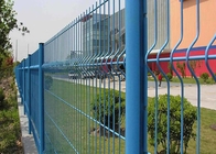 Zielone ogrodzenie z siatki drucianej powlekane tworzywem sztucznym dla szkoły / zakładu / autostrady
