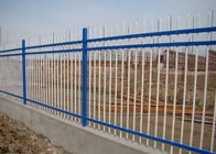 حصار زینتی فولادی لوله ای لوله ای فشرده با پوشش پی وی سی برای محافظت