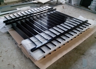 1.8mx2.4m Clôture en acier ornementale PVC enduit de certification de GV