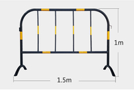 Rào chắn kiểm soát đông đúc giao thông Rào cản tạm thời dành cho người đi bộ 2,0m-2,5m