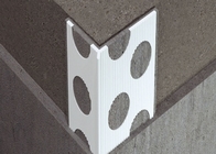 مهره گوشه پلاستیکی پی وی سی سفید به طول 3 متر برای دیوار داخلی / خارجی