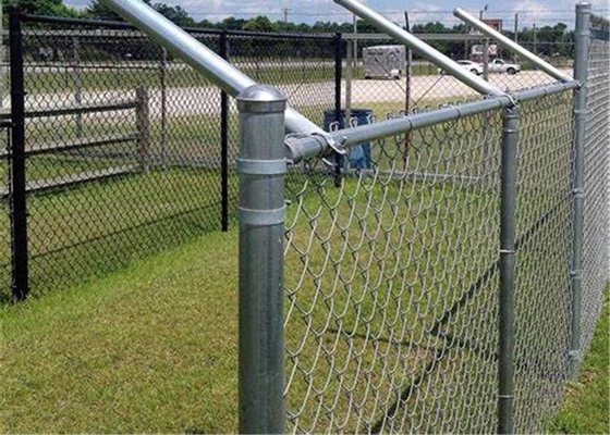 Горячая окунутая гальванизированная загородка безопасностью загородки звена цепи для школы, бассейна и аэропорта